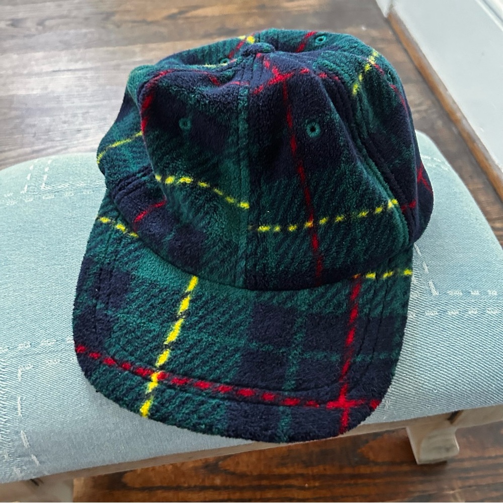 VTG London Fog Fleece Cap - Plaid